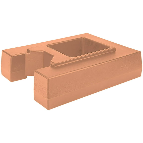 Cambro R1000LCD157 4 1/2" Coffee Beige Riser for 10.5 and 11.75 Gallon Cambro Insulated Beverage Dispensers
