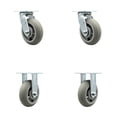 thumbnail image 1 of Cambro Meal Delivery Cart Caster Replacement Set with 2 Swivel and 2 Rigid - SCC, 1 of 2