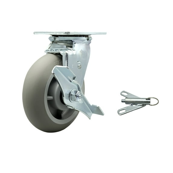 Cambro Meal Delivery Cart Replacement Caster with Brake and Swivel Lock-SCC