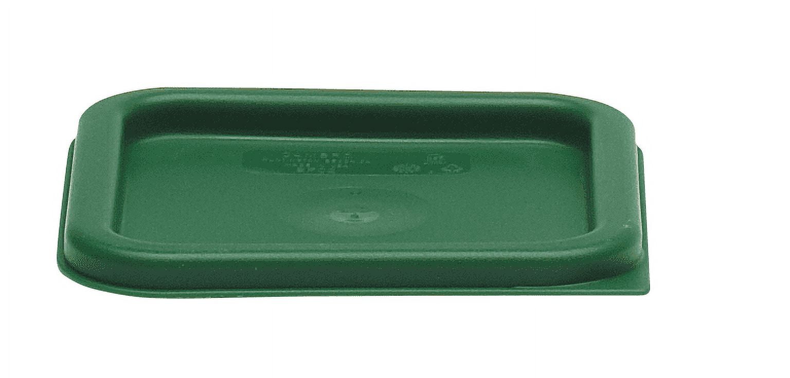 Cambro Polyethylene Square Container Lid For Camsquares 2 and 4 qt. Container, 7.5" Length x 7.5" Width, Kelly Green