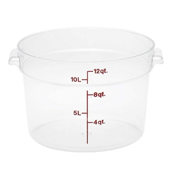 Cambro RFS12148 White Poly Round 12 Qt Container