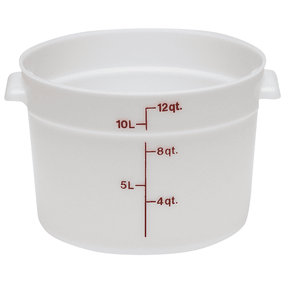 Cambro RFS12148 White Round Container 12 Qt