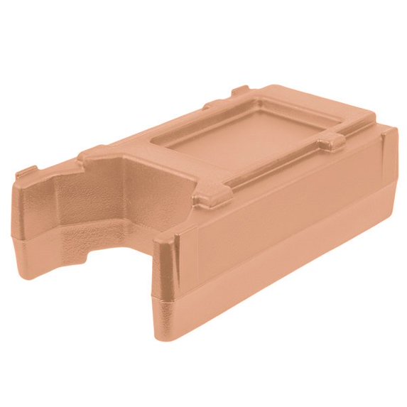 Cambro R500LCD157 4 9/16" Coffee Beige Riser for 2.5, 4.75, and 5.25 Gallon Cambro Insulated Beverage Dispensers