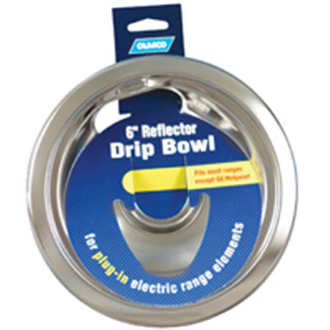 Camco 383 Chrome Electric Range Drip Pan 6 In.