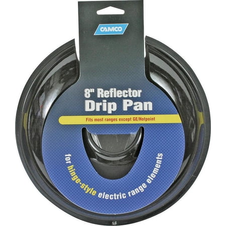 Camco 00593 Electric Range Drip Pan, 8"