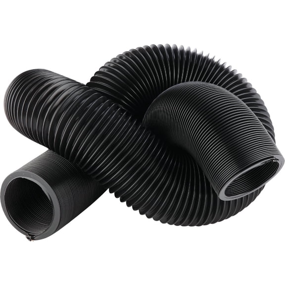 Camco 10-Foot RV Sewer Hose - Great for the Occasional Camper - Crafted of 12 Mils of HTS Vinyl - Compresses to 14-Inches for RV Storage - Black (39601)