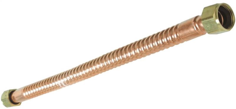 Camco 10063 Copper Water Heater Connector, 18"