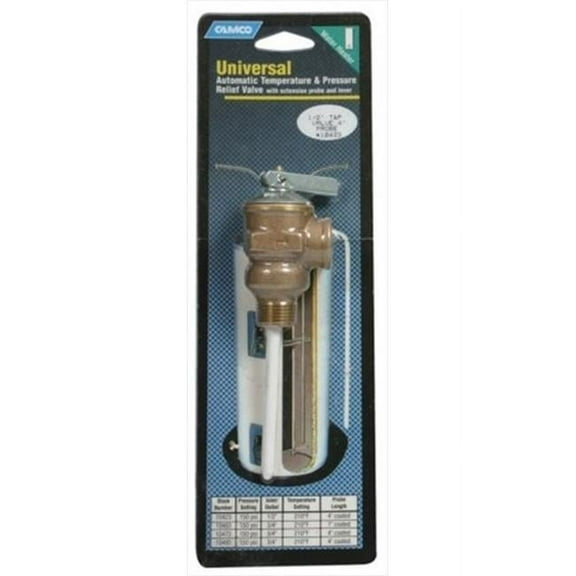 Camco 10421.5 In. Temperature And Pressure Valve With 4 In. Probe
