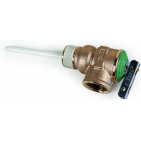 CAMCO MFG Water Heater Temperature & Pressure Relief Valve, Lead-Free, 3/4-In. 10443