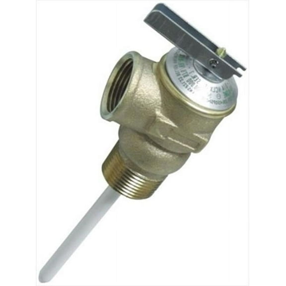 Camco 10471.75 In. Temperature And Pressure Relief Valve With 4 In. Epoxy-Coated Probe