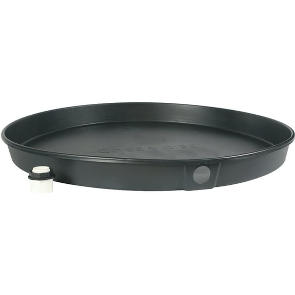 Camco USA 11420 Recyclable Drain Pan, Plastic, For: Electric Water Heaters, 30 in ID x 2-1/2 in D