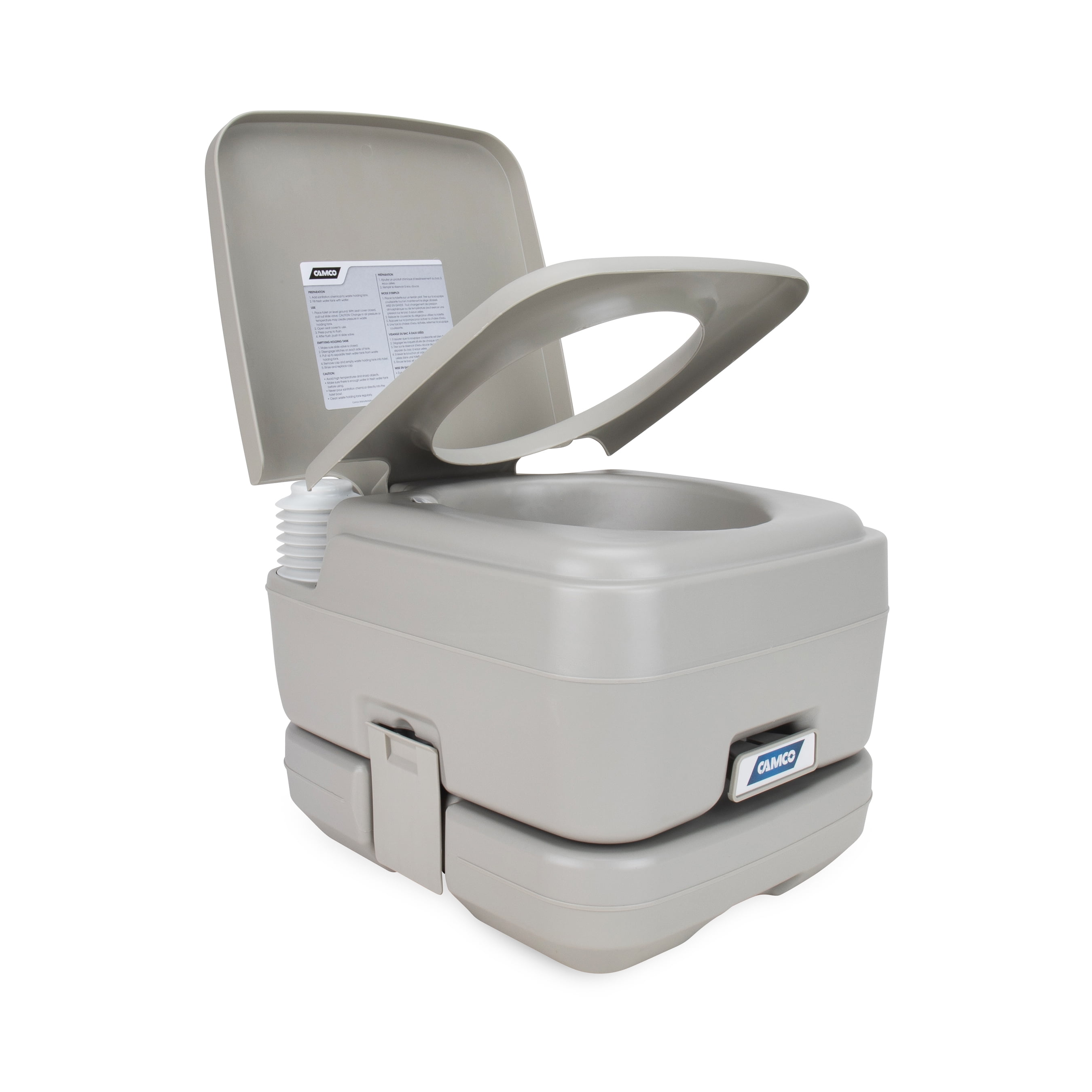 Camco 2.6-Gallon Portable Travel Toilet – Polymer (41531)