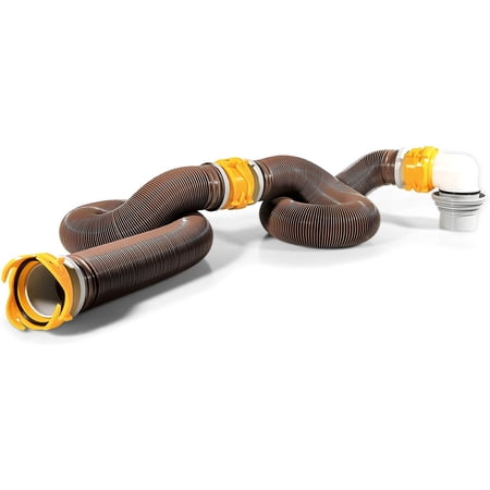 Camco 20' Sewer Hose Kit 39625 Revolution Swivel Rv Kit-20' — Garden & Landscape Use, Standard Connection