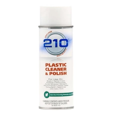 Camco 210 Plastic Cleaner Polish Spray- 14 oz