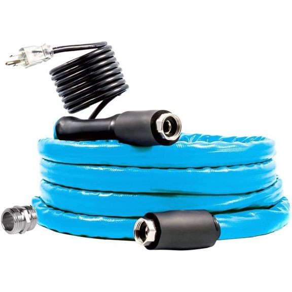 Camco 22920 Heated Drinking Water Hose, Cold Weather (Freeze Protection to - 40F) 5/8" ID x 12' L
