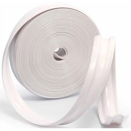 Camco 25103 Vinyl Trim Insert - For Cracked and Stained Trim Inserts - 1" x 25', White