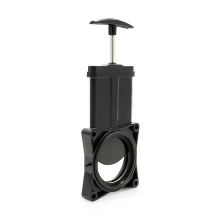 Camco 3-Inch Camper/RV Sewer Waste Valve | Connects to the RV's Existing Sewer Pipes | ABS Plastic (39513)