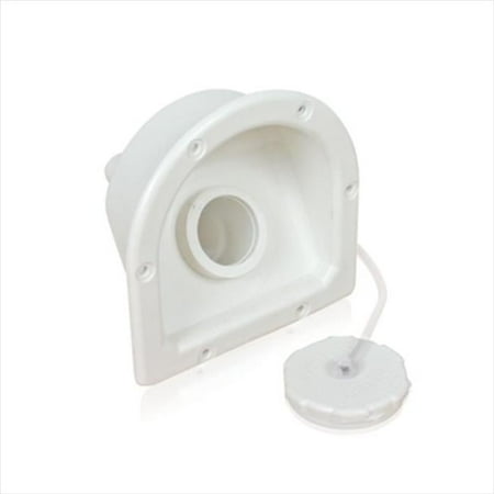 Camco 37221 Recessed Water Fill Replacement - White