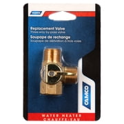 Camco 37463 3-Way Bypass Valve Replacement - For RV Water Heater Bypass Kits