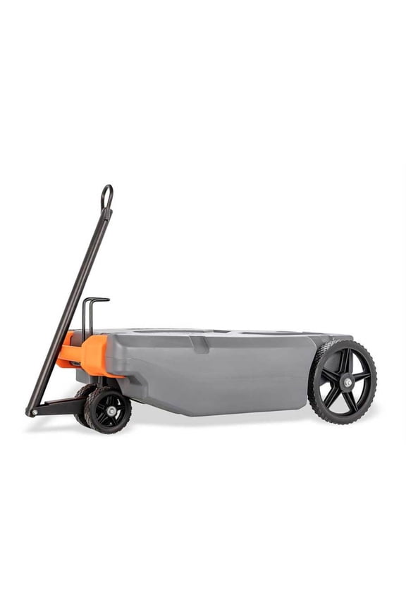 Rhino Camper/RV Portable 28 Gallon Waste Tank, Steerable No-Flat Front Wheels & Built-In Gate Valve (39007)