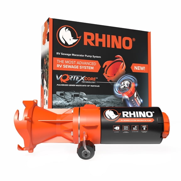 Camco Rhino RV Sewage Macerator Pump System (39040)