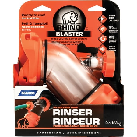 Camco 39080 Rhino Blaster Sewer Tank Rinser — Residential Use, Standard Application