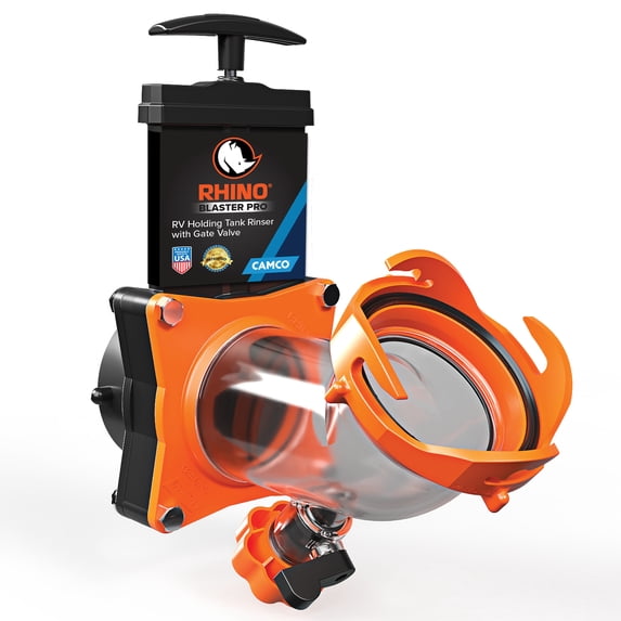 Camco 39085 Rhino Blaster Sewer Tank Rinser with Gate Valve