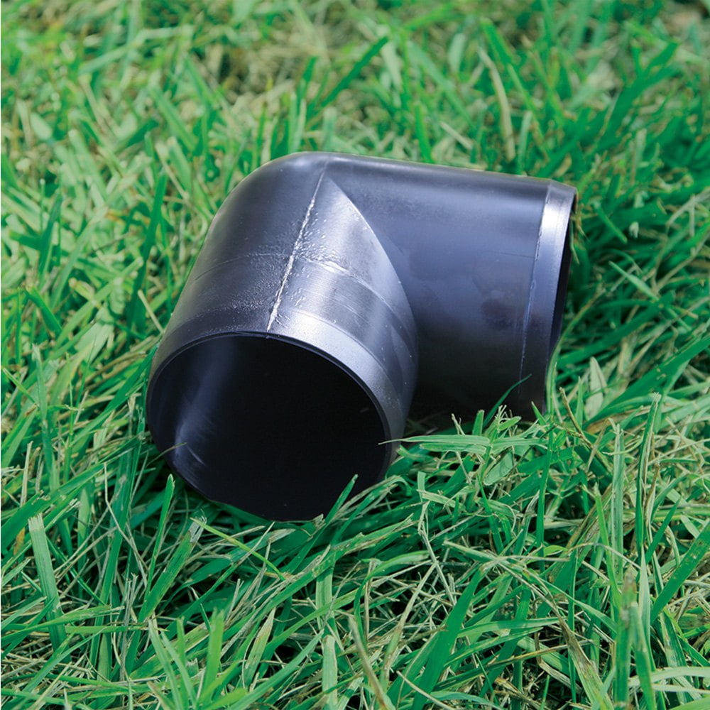 Camco C1W-39232 90 Deg Sewer Hose Splice Elbo - Black