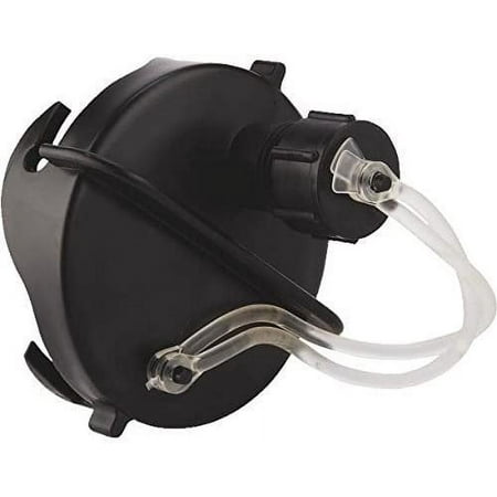 Camco 39462, Black Plastic Cap with Hose Connection, RV Sewer System Accessories