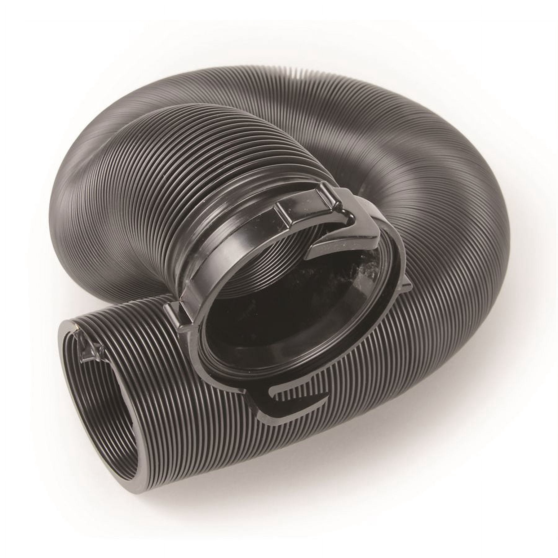 Camco 39604 - HTS 10' Black Standard Sewer Hose with Straight Hose Adapter (Bagged)