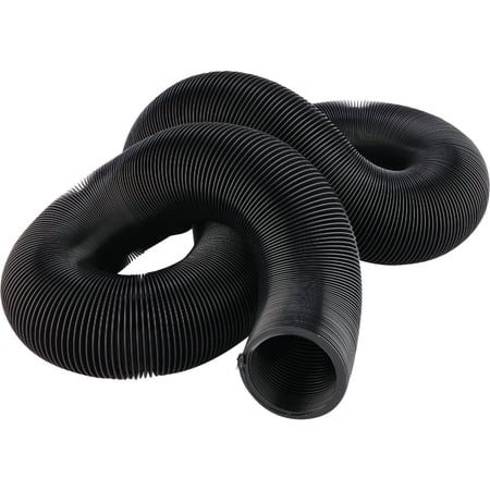Camco RV Sewer Hose Standard - 12 Mils HTS Vinyl - 20', Black — Garden & Landscape Use, Standard Connection