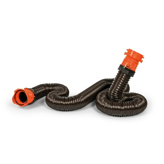 Camco 39764 Rhinoflex 10ft RV Sewer Hose Extension Kit with Swivel Fitting - Works With Any Sewer Hose