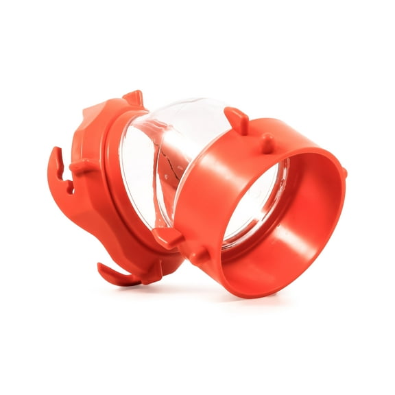 Camco 39847 Rhinoflex Clear 45-Degree RV Sewer Hose Swivel Fitting