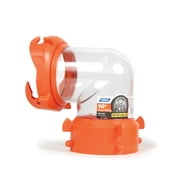 Camco Rhinoflex 39857, Clear Polycarbonate One Size 0.378 lb 90-Degree RV Sewer Swivel Fitting, RV Sewer System Accessories 1 Piece 1 Pack