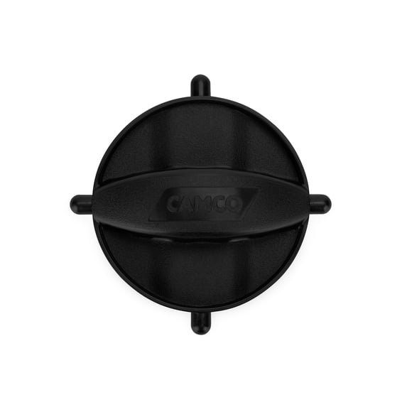 Camco 39934 Plastic RV Replacement Sewer Hose Storage Caps, Black