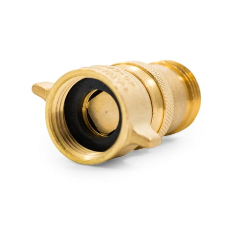 Camco 40055 Other, Brass, RV Inline Water Pressure Regulator- Helps Protect RV Plumbing and Hoses from High-Pressure City, 0 lb for RV Water System 1 Piece 1 Pack
