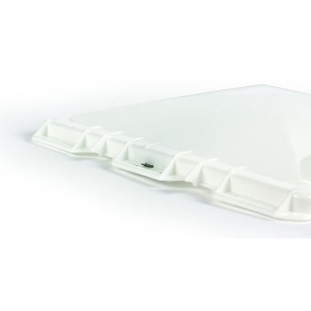 Camco 40153 White Vent Lid, Polypropylene, 14x14 Inch, for Jensen Metal Base 2004