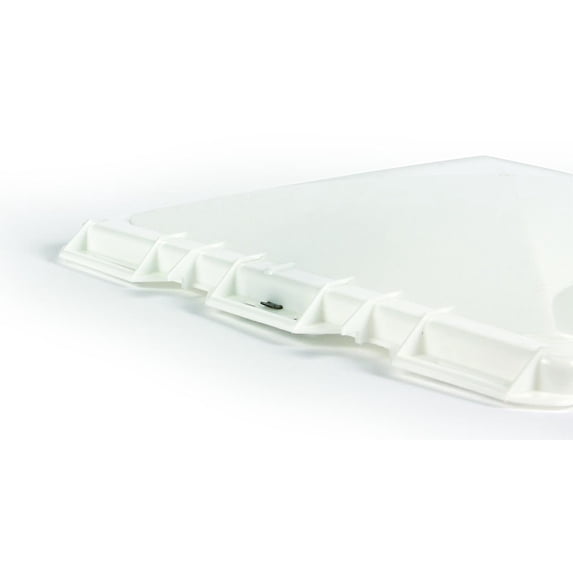 Camco 40153 White Vent Lid, Polypropylene, 14x14 Inch, for Jensen Metal Base 2004