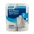 thumbnail image 1 of Camco 2-Ply Toilet Tissue for RV and Marine Use - 4 Rolls, (40278), 1 of 7