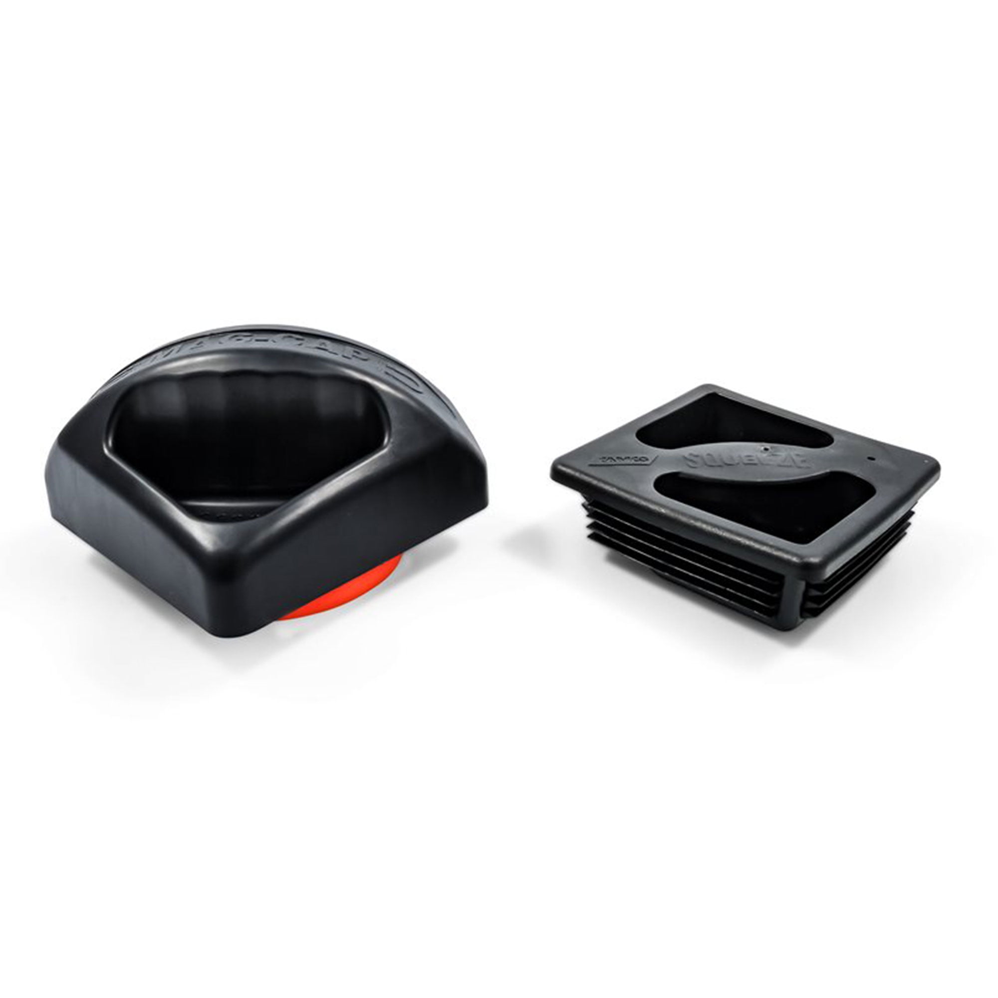 Camco 40310 Plastic Magnetic Vented RV Bumper Cap Set with Insect Screen