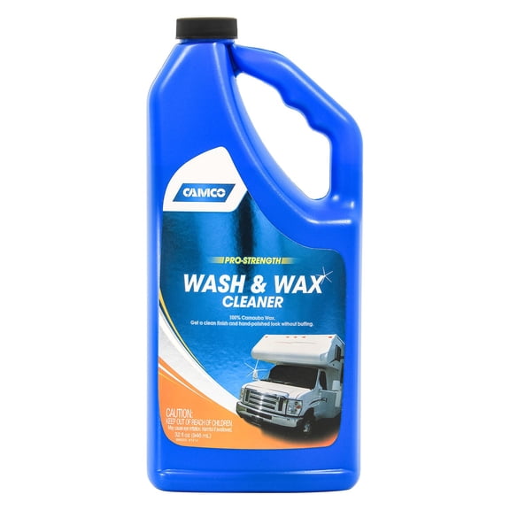 Camco 40493, 32 oz Wash and Wax, for RV with Clean Shiny Finish