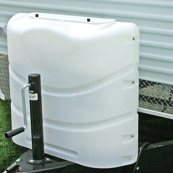 Camco 40542 - Polar White Polyethylene Heavy Duty Cover for Dual 20 or 30 lbs Tanks