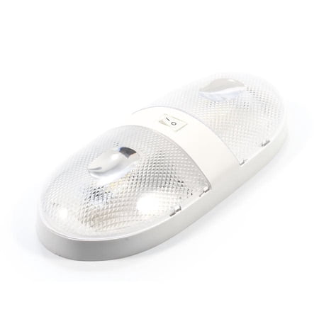 Camco 41321 12V Double Dome Light Kit 320 Lumens