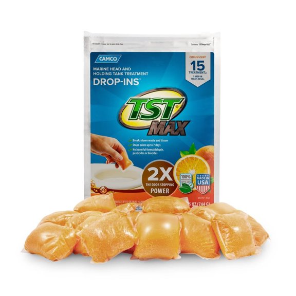 Camco 41355 TST Marine Premium Holding Tank Treatment Drop-Ins  15 Count