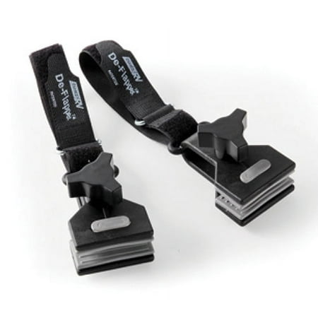 Camco RV Awning De-Flapper Universal Fit - Black Nylon - 2 Pack