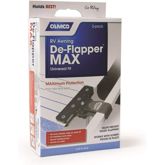 Camco De-Flapper Max Deflapper - Rustproof, Universal Fit - 2 Count