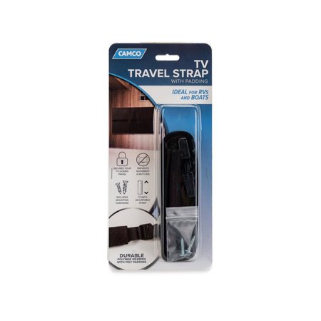 Camco 42501 TV Travel Strap with Padding