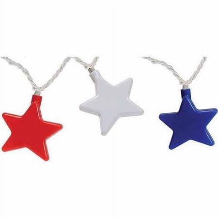 Camco 42656 Party Lights for RV Awnings, Patriotic Stars