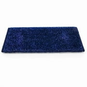 Camco 42916 Premium Wrap Around RV Step Rug, Turf Material (17.5" x 18"), Blue