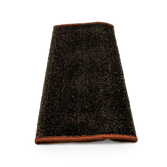 Camco 42944 Premium Wrap Around RV Step Rug, Turf Material (22" x 23"), Brown
